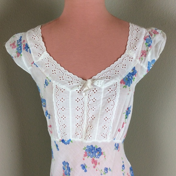 AUTHENTIC VINTAGE Dresses & Skirts - VTG 40s CHIC SEMI SHEER FLORAL MAXI BIAS DAY DRESS